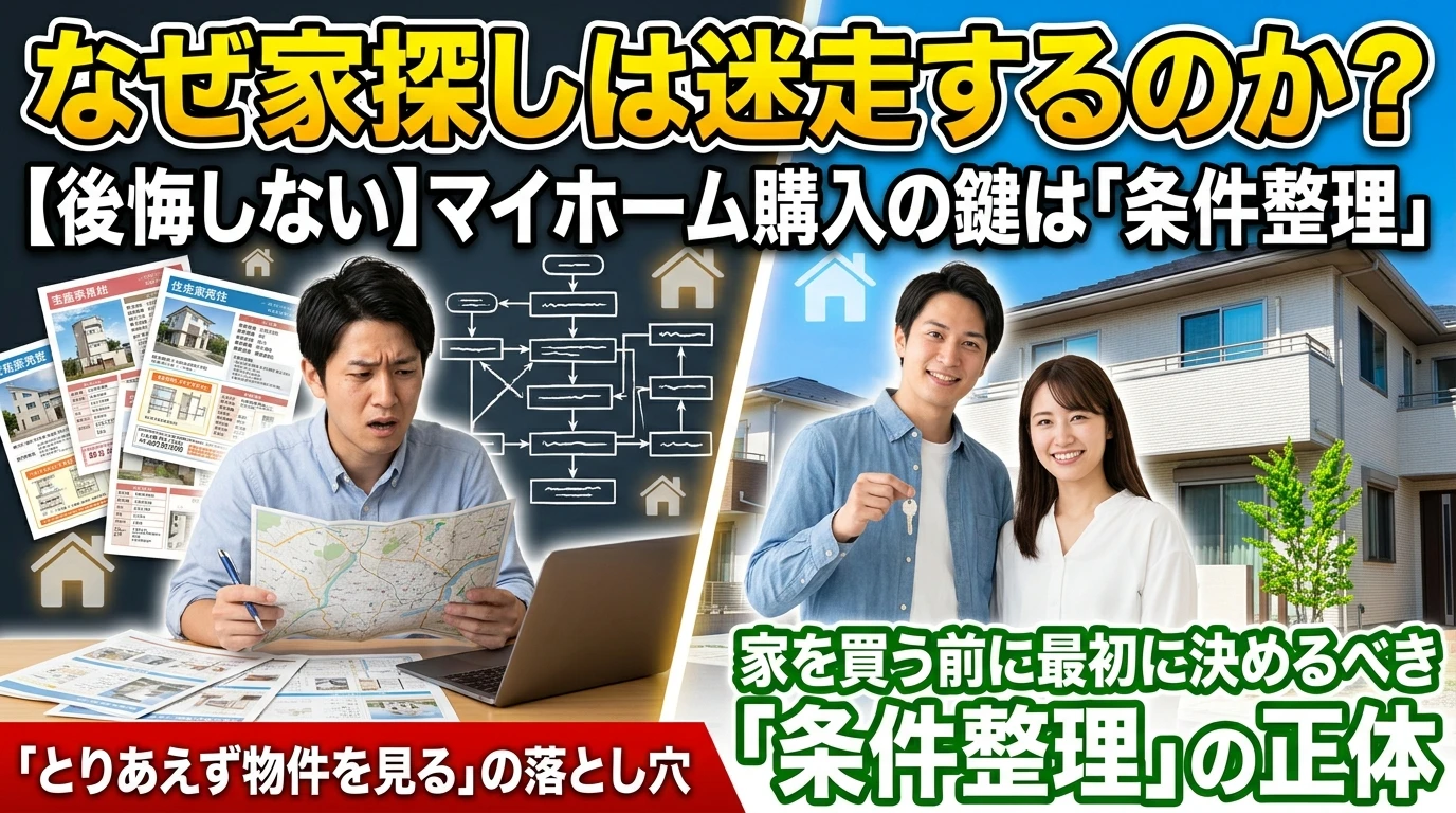 失敗しないマイホーム購入!最初にやるべき「条件整理」の3ステップ 1 1