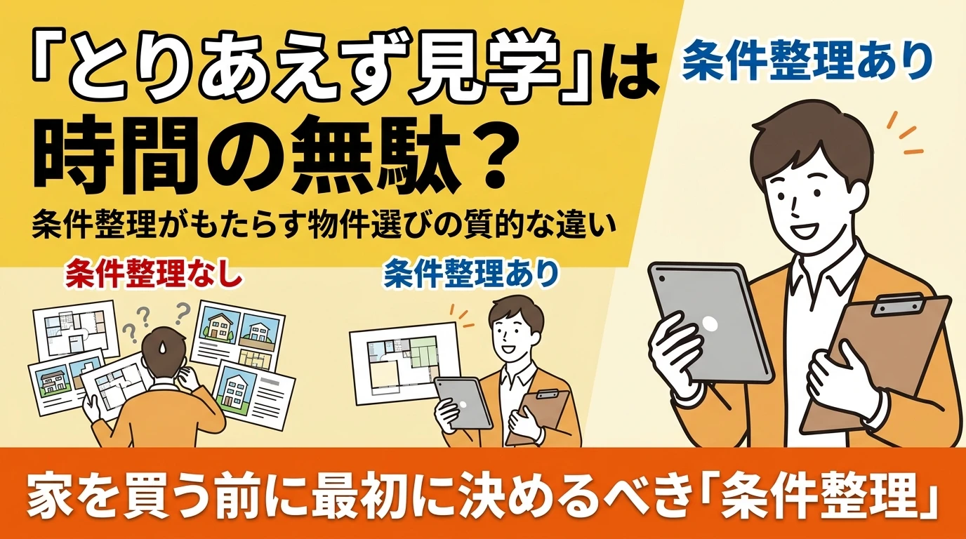失敗しないマイホーム購入!最初にやるべき「条件整理」の3ステップ 1 1 3