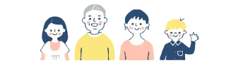 4人家族が新築間取りを選ぶ際、個室の確保、リビングの広さ、収納スペース、プライバシーと共有空間のバランスなど、家族全員が快適に暮らすための悩みを解決する間取り例（事例1）です。