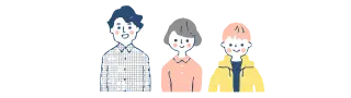 子育て家族が新築間取りを検討する際、子供の遊び場、スタディスペース、安全性の確保、そして収納不足といった具体的な悩みを解決するための、間取りの工夫やアイデアを示す画像（事例3）です。